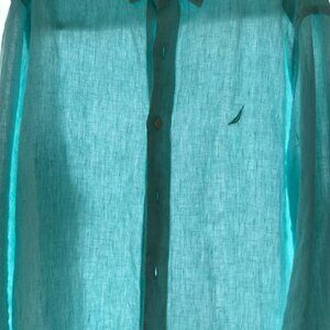 Nautical Long Sleeve Linen Shirt
